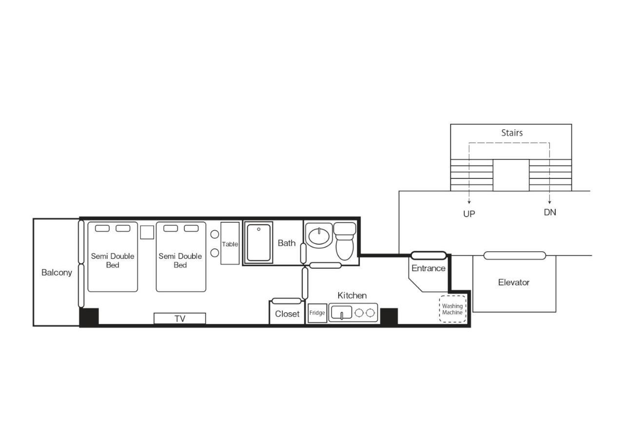 Ferienwohnung Elizabeth Garden Shinsaibashi Ōsaka Exterior foto